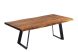 Zen Live Edge 72 Inch Dining Table (Acacia - Victor Legs)