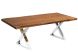 Zen Live Edge 84 Inch Dining Table (Acacia - Stainless X Legs)