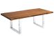 Zen Live Edge 96 Inch Dining Table (Acacia - Stainless U Legs)