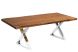 Zen Live Edge 96 Inch Dining Table (Acacia - Stainless X Legs)