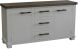 Country Buffet Cabinet (White and Grey - Large)