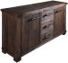 Country Buffet Cabinet (Weathered Pine - Large)