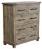 Country Chest Cabinet (Weathered Pine)