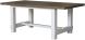 Country Dining Table (Regular - White and Grey)