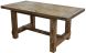 Country Dining Table (Small - Weathered Pine)