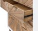 Marrakesh 5 Drawer Chest (Distressed Natural & White Lacquer)