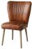 Heffner Dining Chair (Set of 2 - Distressed Brown Leather)