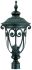 Naples 3-Light Post-Mounted Lantern Head in Matte Black