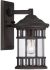 Vista 1-Light Wall-Mounted 12.25-inch Fixture in Black Coral