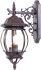 Chateau Collection Wall-Mount 3-Light Outdoor Burled Walnut Light Fixture