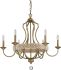 Ava 3-Light Chandelier with Crystal pendant