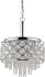 Isabella 6-Light Chandelier with K9 crystal drops & beads.