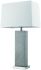 Merge Table Lamp (1 Light - Brushed Nickel and Pewter and White )