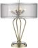 Perret Table lamp (4 Light - Aged Brass and Sheer)