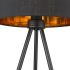 Morenci Table lamp (1 Light - Matte Black and Black)