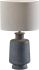 Skylar Table Lamp (Weathered Grey Ceramic)