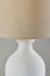 Margot Table Lamp (White Textured Ceramic)