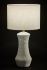 Marissa Table Lamp (Matte White Ceramic)