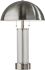 Troy Table Lamp (Brushed Steel & Clear Glass)