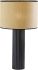 Primrose Table Lamp (Large - Black Ribbed Ceramic)