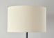 Judith Floor Lamp (Natural Wood with Black Finish)