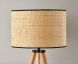 Jackson Table Lamp (Natural Wood & Black Accents)