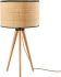 Jackson Table Lamp (Natural Wood & Black Accents)