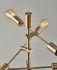 Sputnik Floor Lamp (Antique Brass)