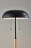 Everett Floor Lamp (Natural Wood & Black)