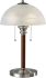 Lexington Table Lamp (Walnut & Brushed Steel)