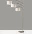 Cabo Arc Lamp (Brushed Steel)
