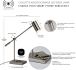 Collette Desk Lamp (Brushed Steel - AdessoCharge LED)
