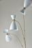 Oscar Arc Lamp (White & Antique Brass - 3-Arm)