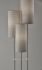 Trio Shelf Floor Lamp (Brushed Steel)