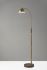 Bolton Floor Lamp (Antique Brass - LED with Smart Switch)
