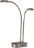 Eternity Desk Lamp (Brushed Steel - LED 2 Arm with Smart Switch)