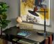 Elmore Desk Lamp (Black & Walnut - LED with Smart Switch)