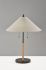 Palmer Table Lamp (Black & Natural Wood)