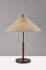 Palmer Table Lamp (Black & Walnut)