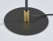 Kaden Floor Lamp (Black & Brass Accent)