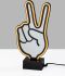 Infinity Table or Wall Lamp (Peace Sign - Neon)