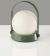 Millie Table Lantern (Sage Green - LED Color Changing)