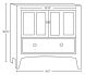Shaker Floor Mount Vanity Set - AI-17606