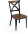 Jasper Dining Chair (Light Brown & Black)