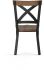 Jasper Dining Chair (Light Brown & Black)