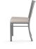 Washington Dining Chair (Cream & Glossy Grey)