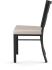 Drift Table and Washington Chairs 9-Pieces Dining Set (Dark Grey with Cream and Black Base)