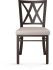 Washington Dining Chair (Cream & Dark Brown)