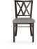 Washington Dining Chair (Taupe Grey & Dark Brown)