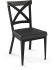 Snyder Dining Chair (Charcoal Black Brown & Grey)